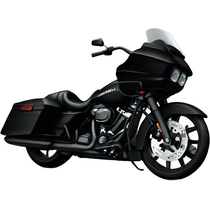 Road glide Harley black emoji