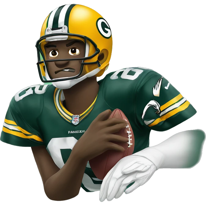 Green bay packers vs philadelphia eagles emoji