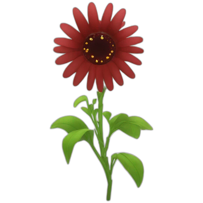 Bloody flower emoji
