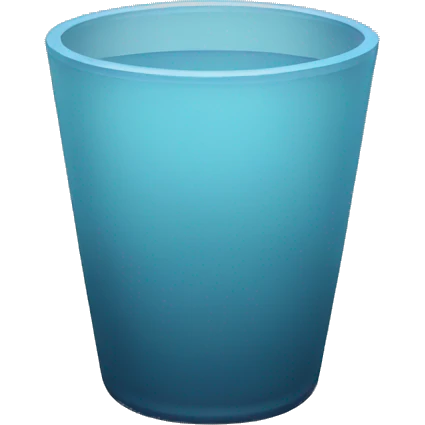 Vaso de agua  emoji