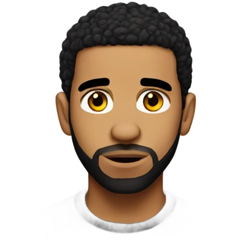 Drake light skin stare emoji