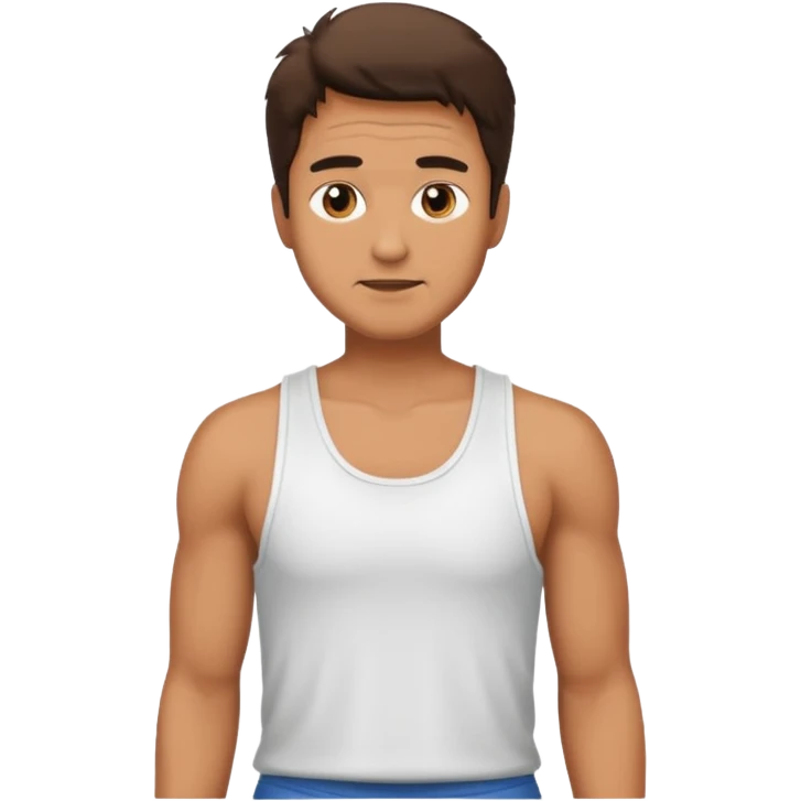 80s men with tank top emoji