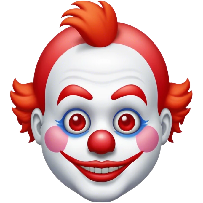 red clown emoji