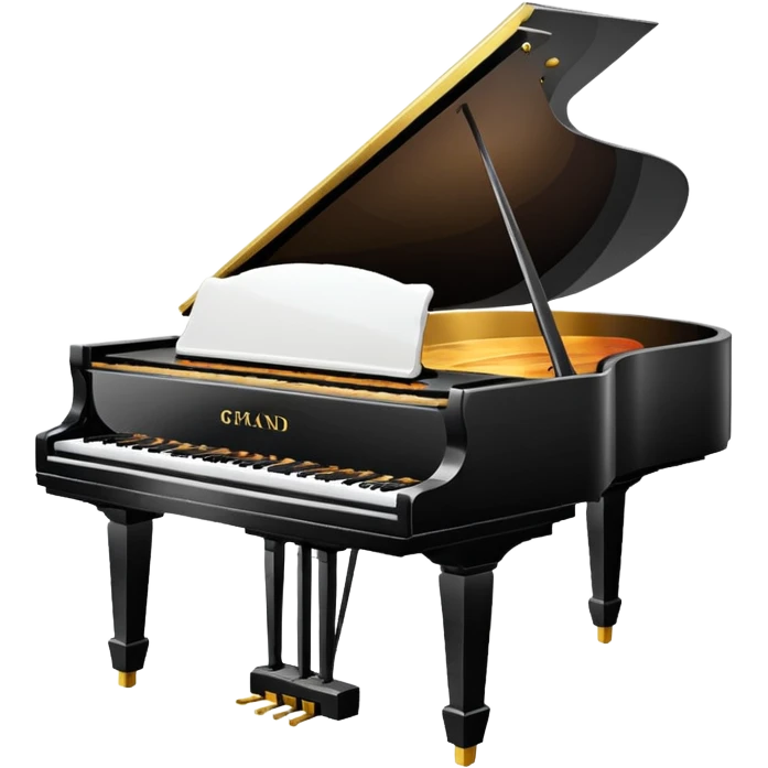 piano with white color  emoji