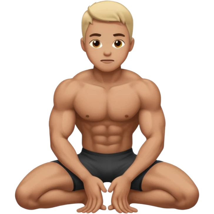 kneeling straddle emoji