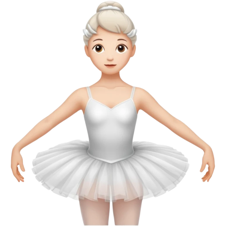 Ballerina, middle age woman emoji