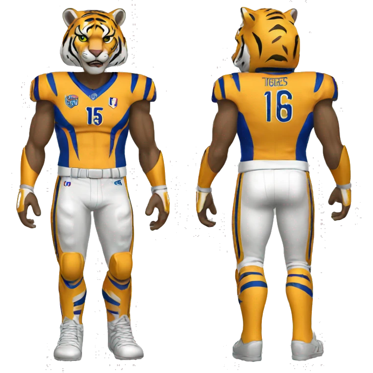 Tigres full body emoji