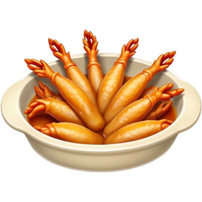  chicken feet dish emoji