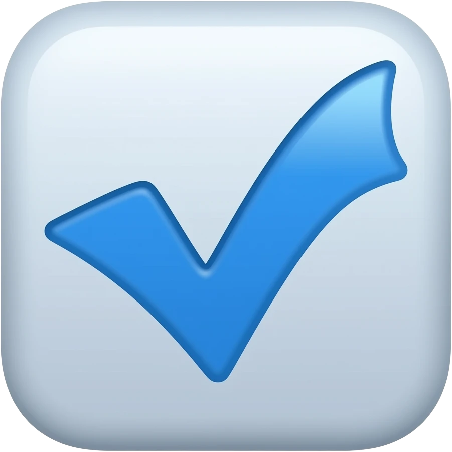 Telegram verify blue tick emoji