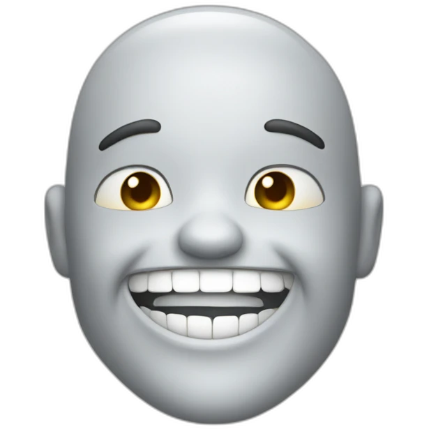 Emoji sans dents rigolos emoji