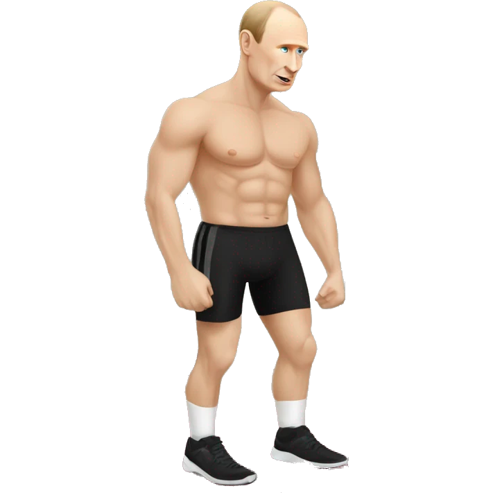 Putin in gym  emoji
