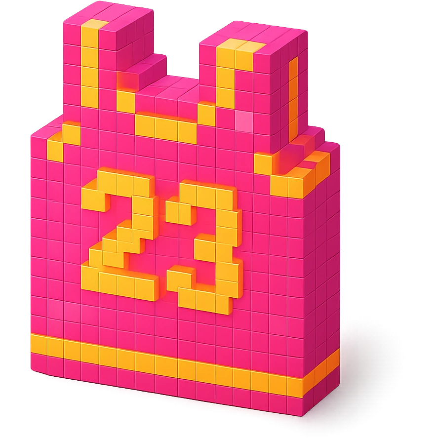 светящейся розовая баскетбольная майка с надписью "23", no background emoji