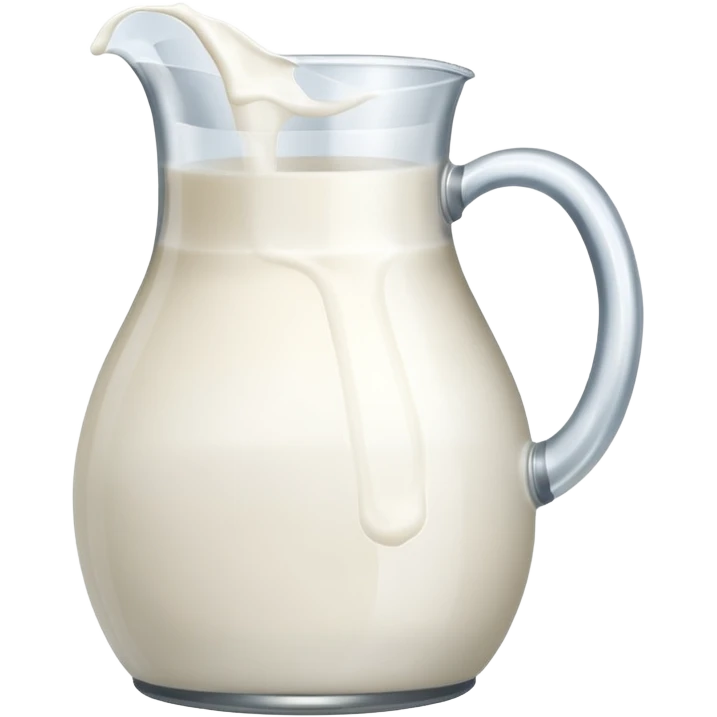 spilled glass jug of milk emoji