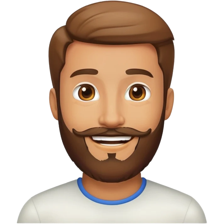 man with beard emoji