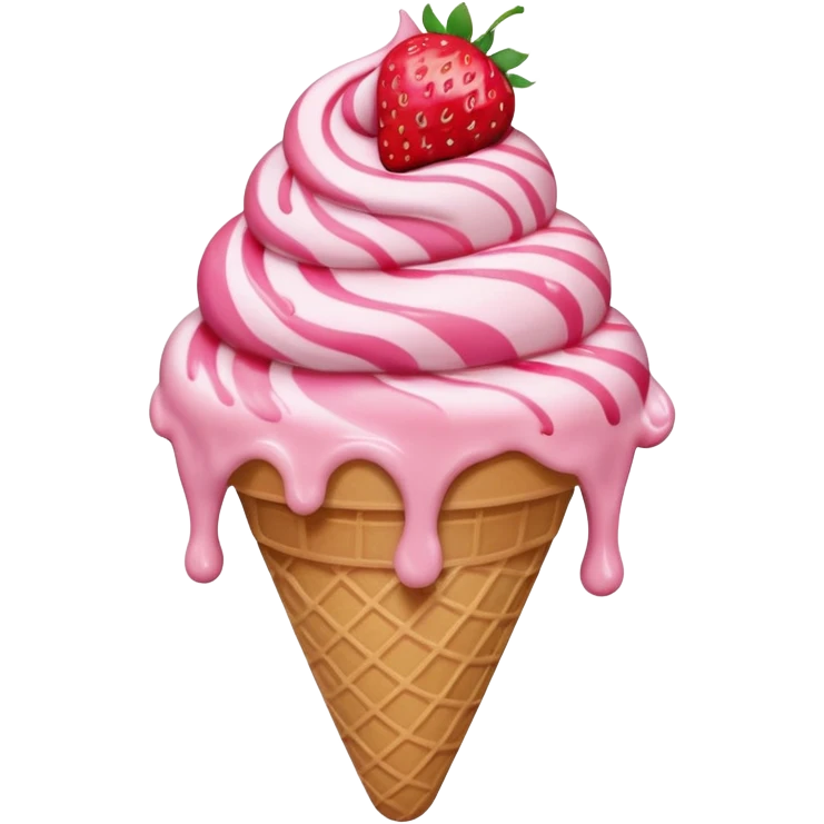 heart with an ice cream motif emoji