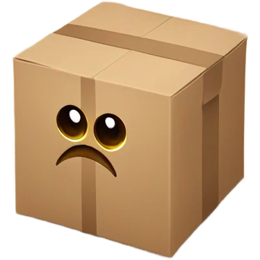 *emoji en forma de caja* con un diseño similar a la imagen, pero con *pupilas marrones*.  

Aquí tienes una descripción más detallada:  

- *Forma:* Caja cuadrada, con rasgos expresivos.  
- *Ojos:* Grandes y expresivos, con *pupilas marrones*.  
- *Cejas:* Una ceja levantada para darle un toque juguetón y amigable.  
- *Boca:* Sonriente, pero puede cambiar según su estado de ánimo.  
- *Brazos y piernas:* Delgados y flexibles, con manos y pies sencillos.  
- *Personalidad:* Amigable, divertida y feliz, emoji