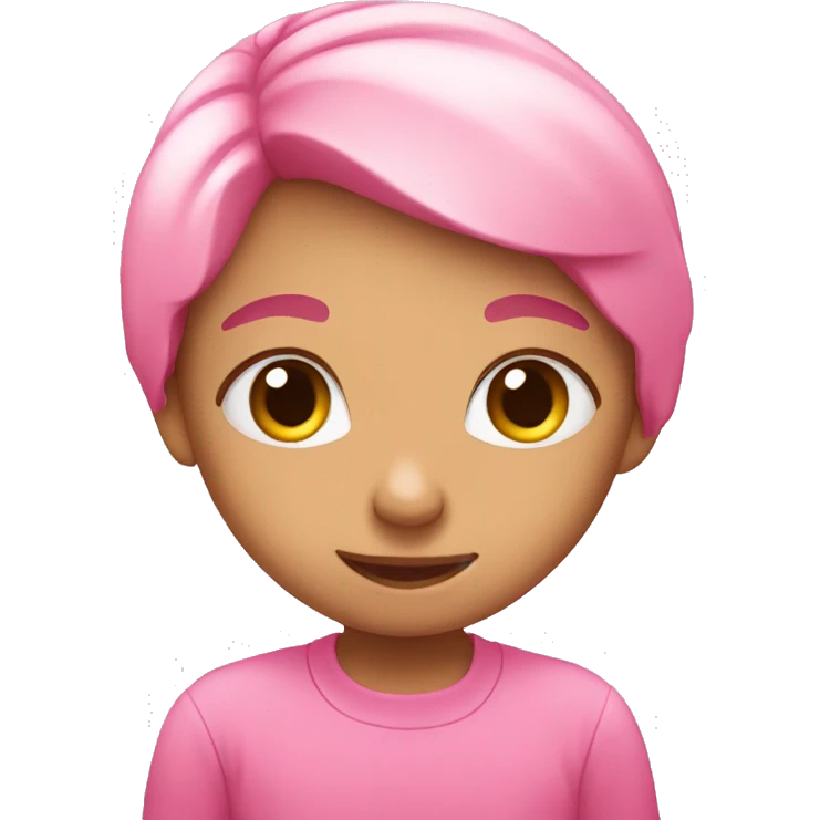 Pink and cute  emoji
