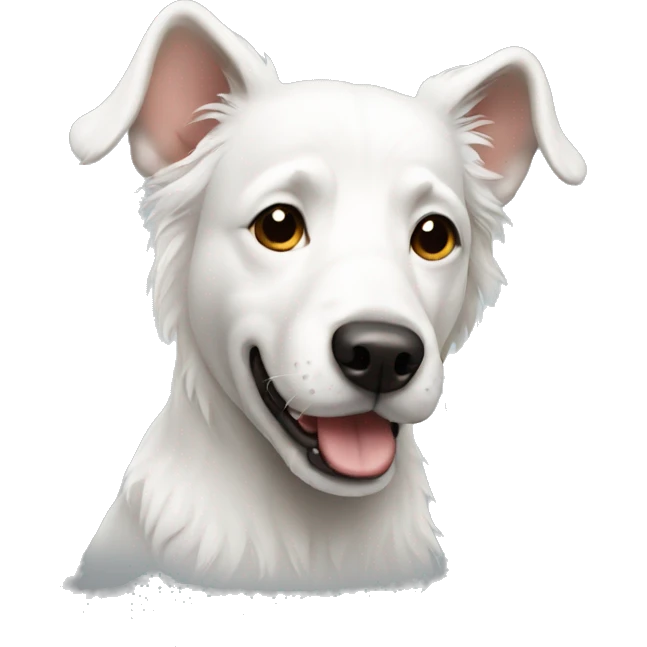 white dog emoji