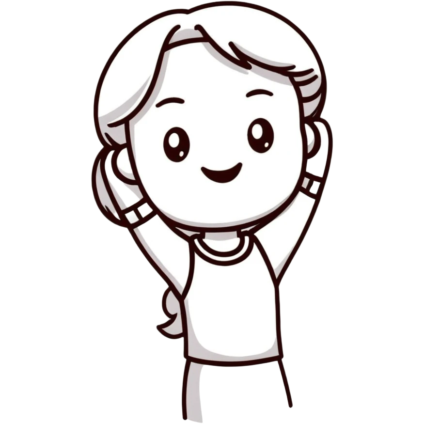 cheerful young woman emoji