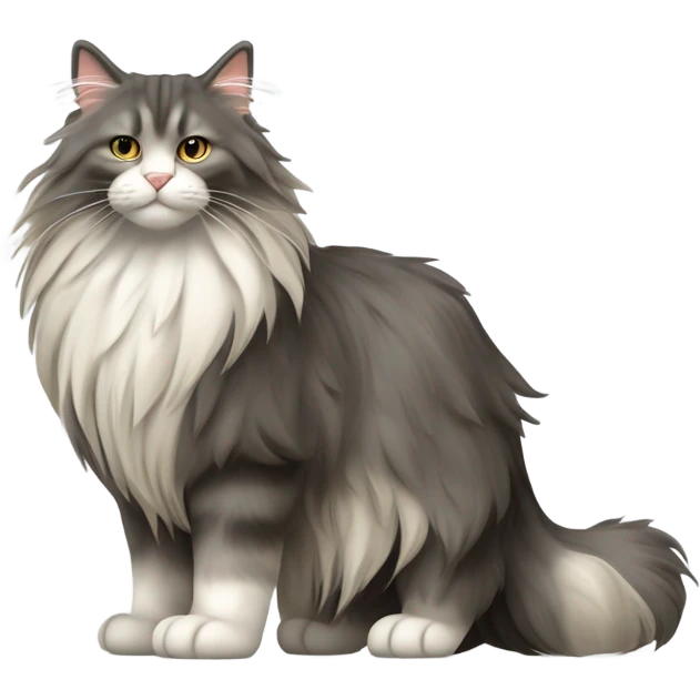 norwegian forest cat emoji