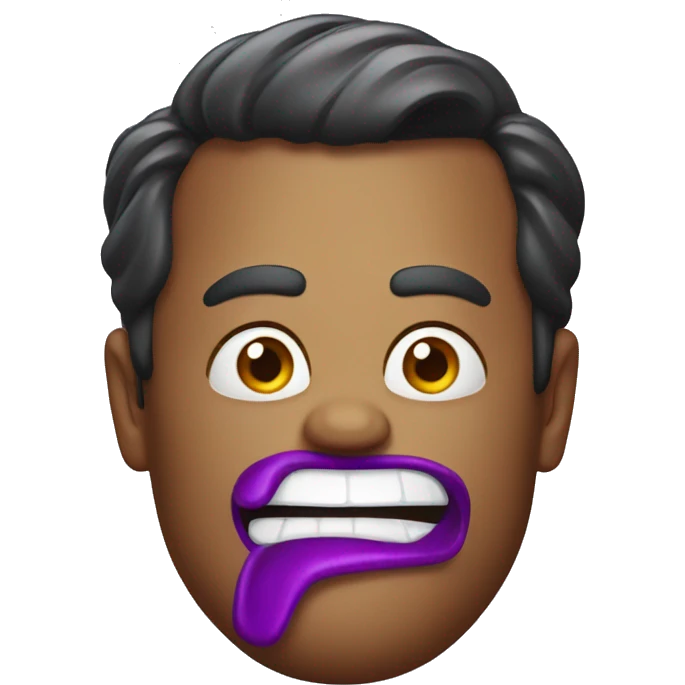Grimace from McDonalds emoji