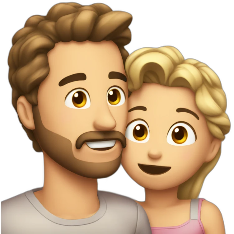 Emoji tirando beso y sonrojado emoji