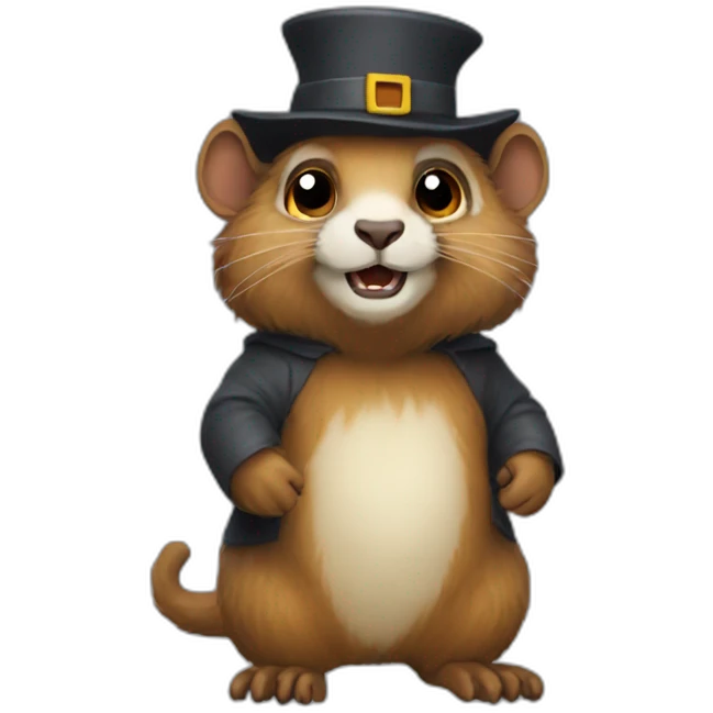 Marmotte Halloween  emoji