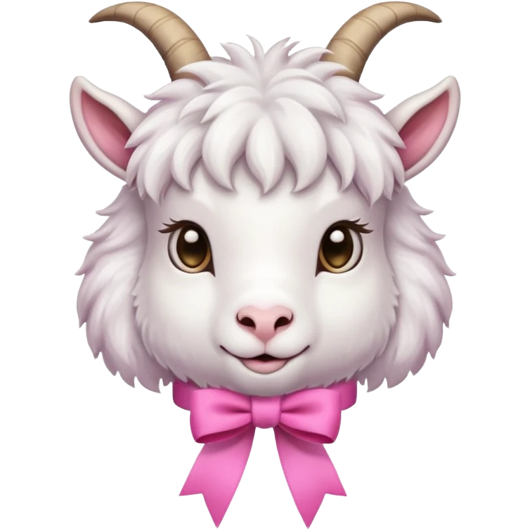 goat with ribbon pookie emoji