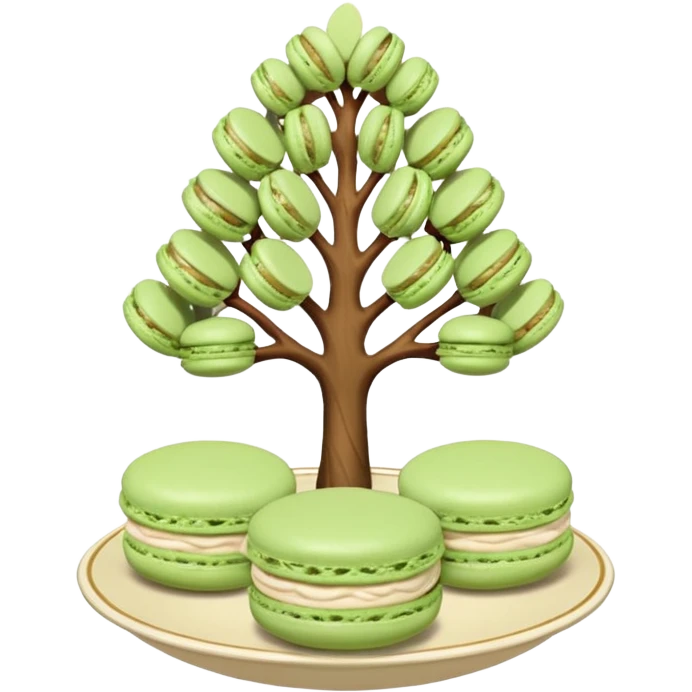 Tree Macarons  emoji