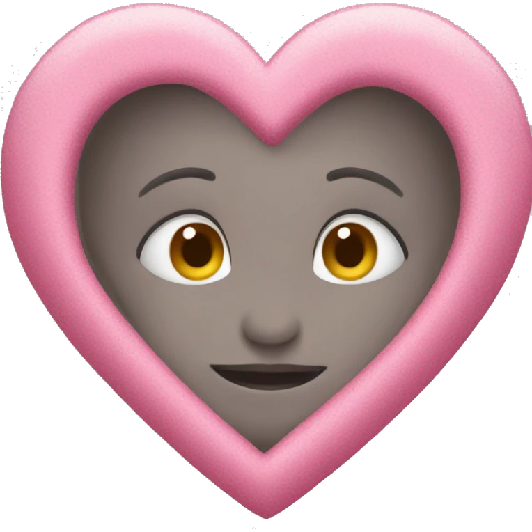 Pink heart ￼ emoji