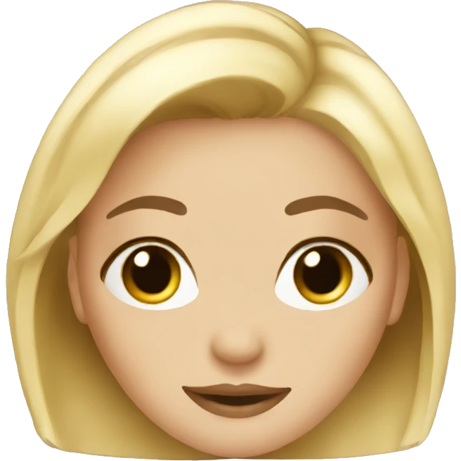 Blonde girl spa emoji