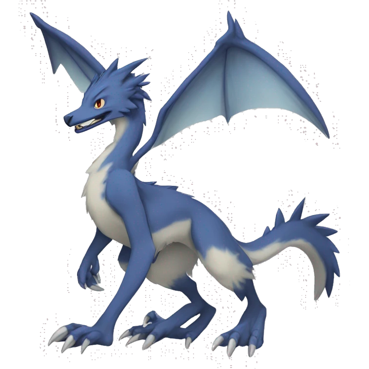 Lombax-Sergal-Vernid-Fakemon full body emoji