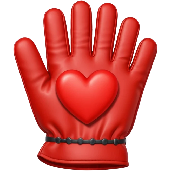 Love glove emoji