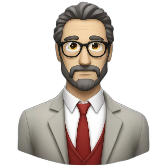 El profesor Casa de Papel emoji
