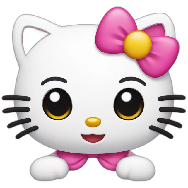 Hello kitty enervée emoji