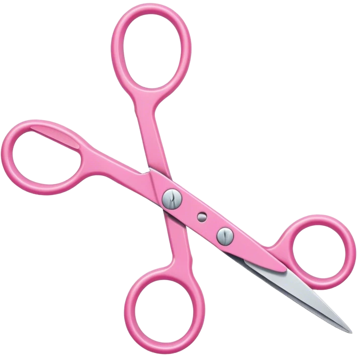Una Tijera para costura Rosa y bonita  emoji