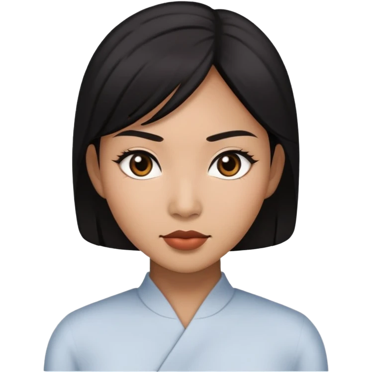 Asianblack woman  emoji