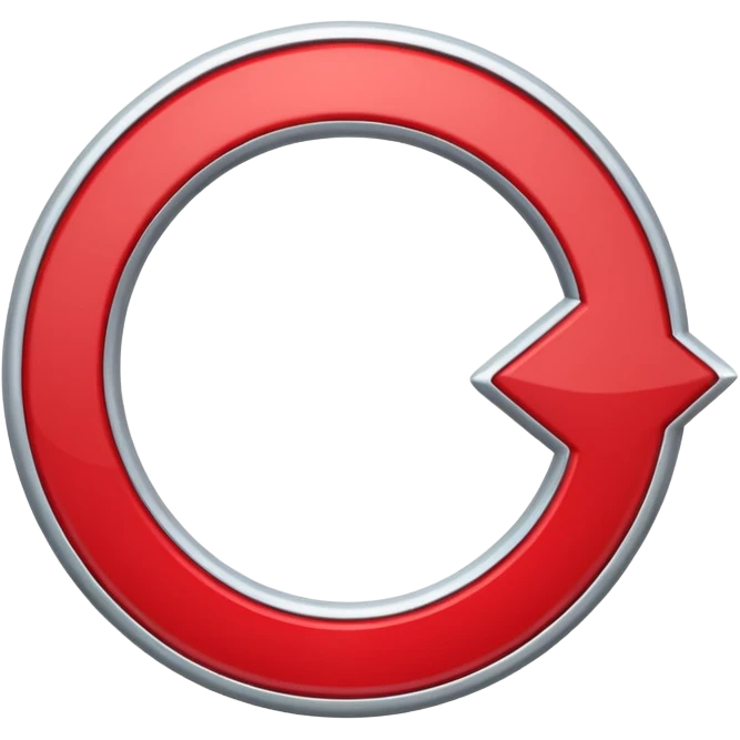 Prompt 15: "Is your backup plan."
Graphic: 🔄 Refresh/loop arrows icon (white with red highlights).
Animation: Arrows rotate smoothly.
Background: Transparent. emoji