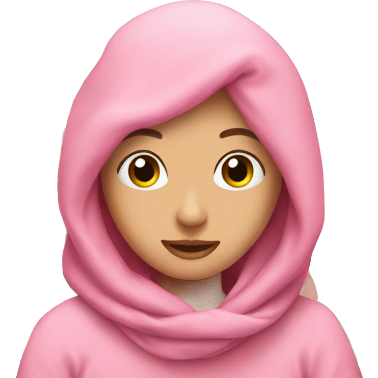 cozy pink emoji