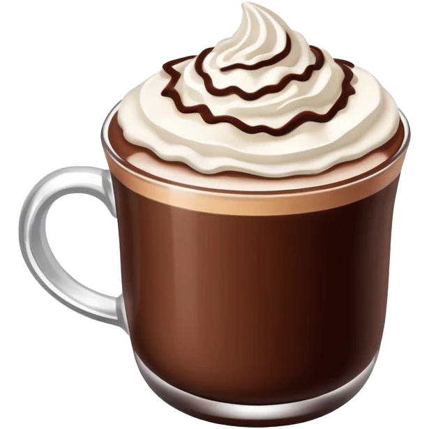 Realistic Hot chocolate emoji