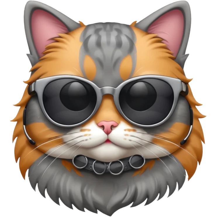 Cat wearing sunglasses emoji
