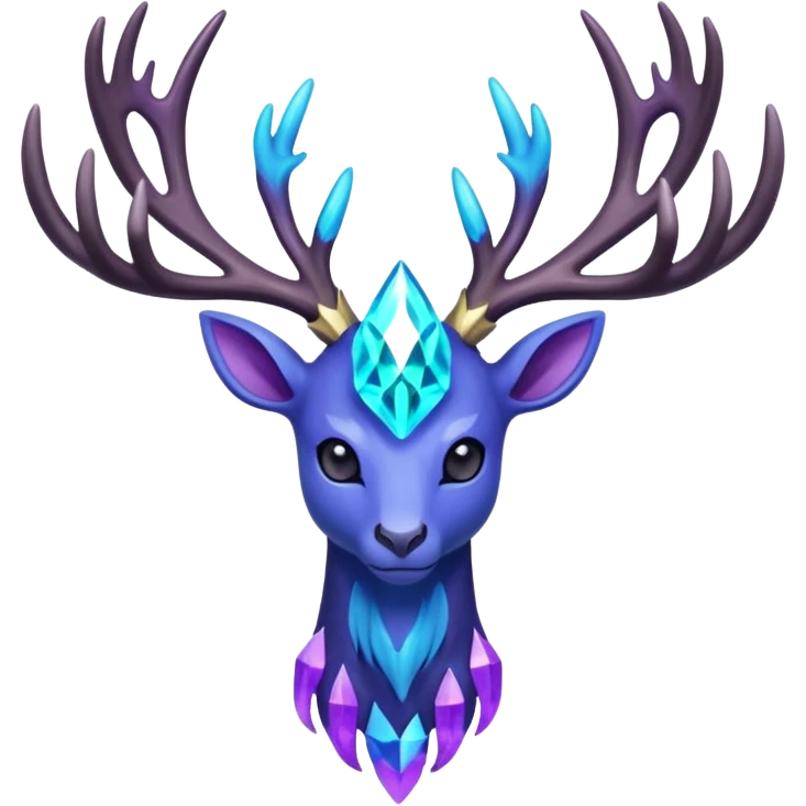 Pokemon legendary cian and purple crystal xerneas emoji