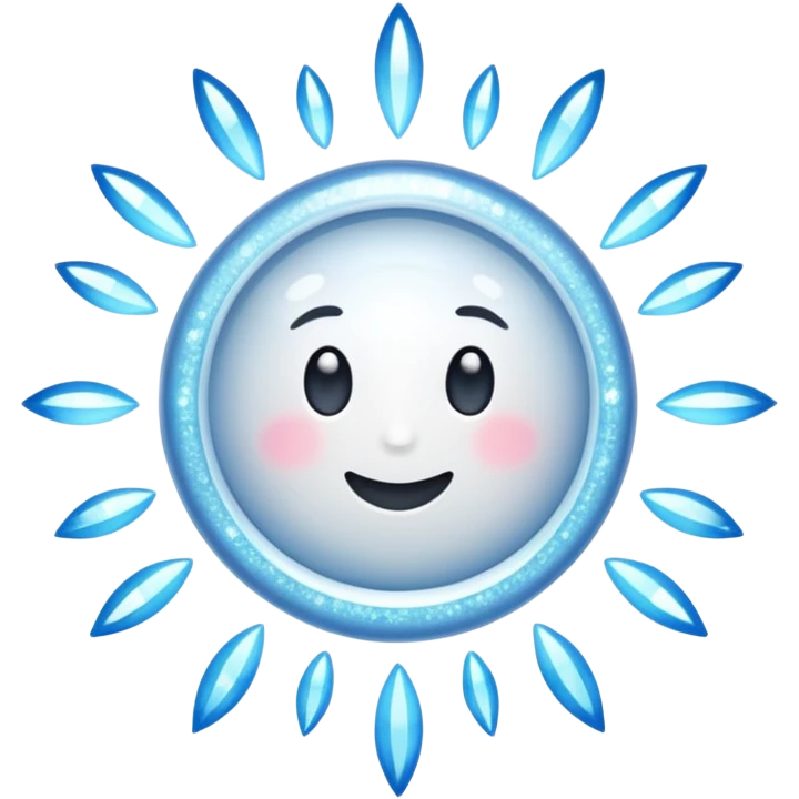 glitter white symbol of health + emoji