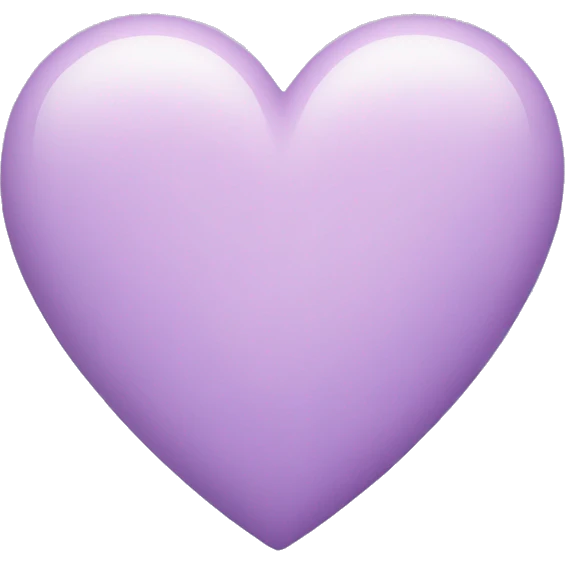 pastel purple heart emoji