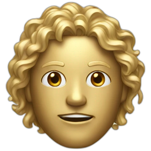 gold and silver metal band emoji