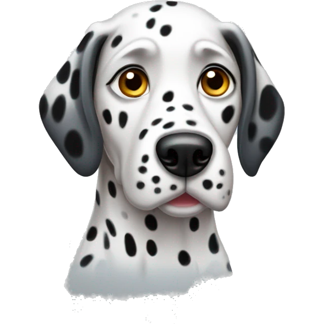 Dalmatian dog emoji