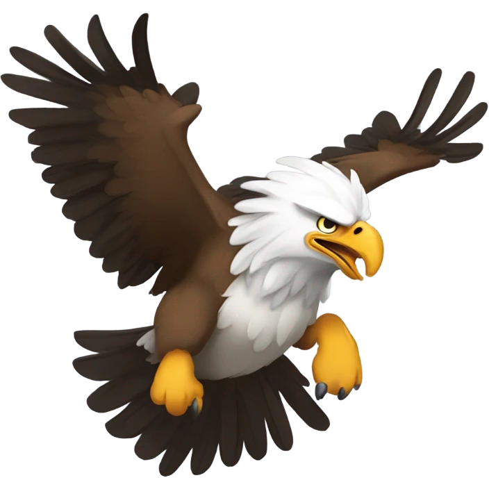 Eagles flying holding a ram  emoji