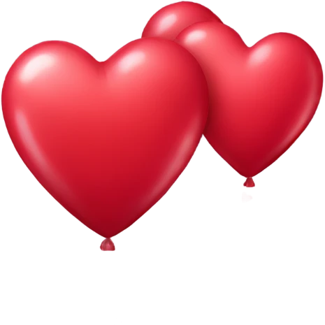 red Valentine’s Balloon  emoji