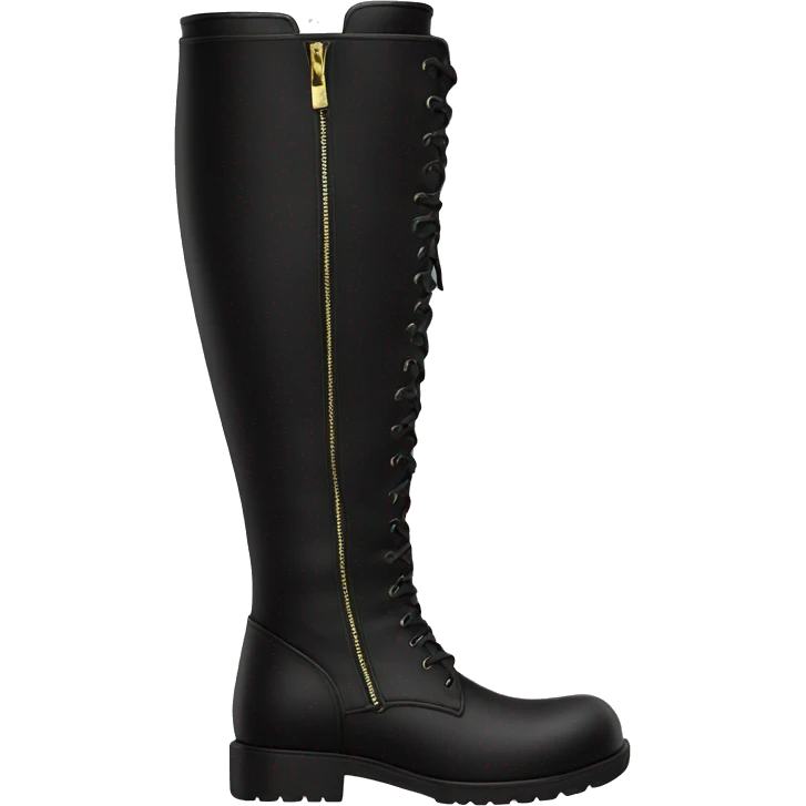 Black knee high boots emoji