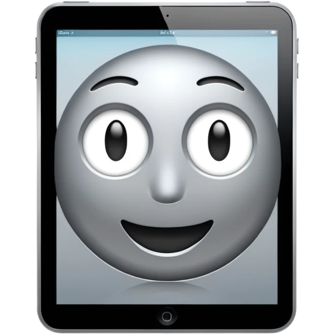 ipad no FACE emoji